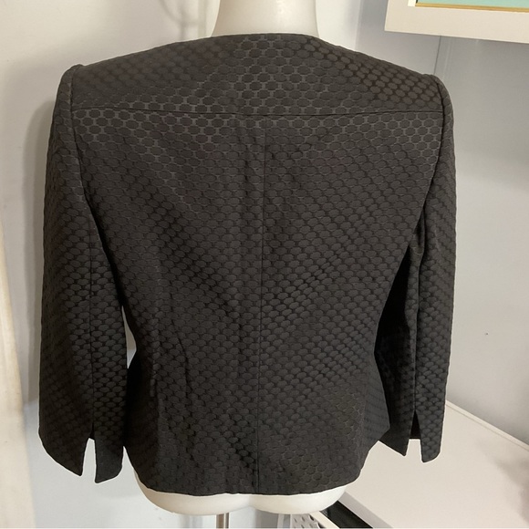 Armani Collezioni Black Blazer Size 6 - Picture 5 of 13